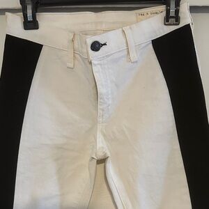 Rag & Bone Monochrome Contrast Trousers